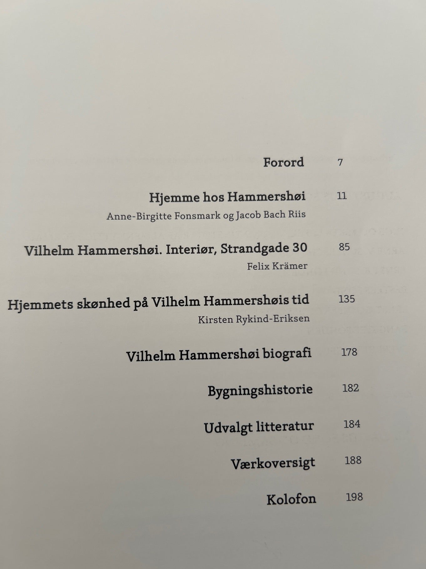 Hjemme hos Hammershøi