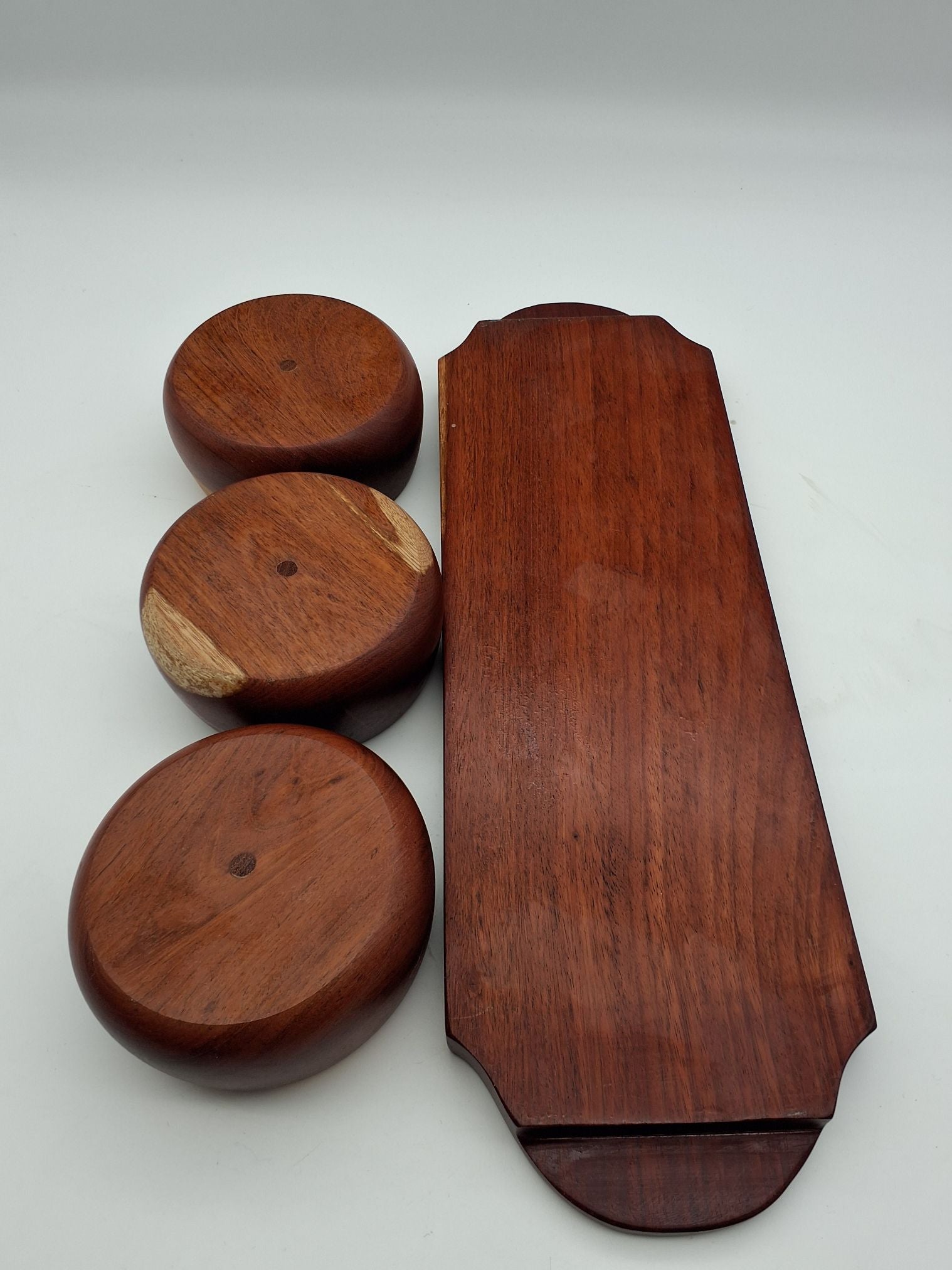Ukendt mærke snacksæt (teak/palisander)