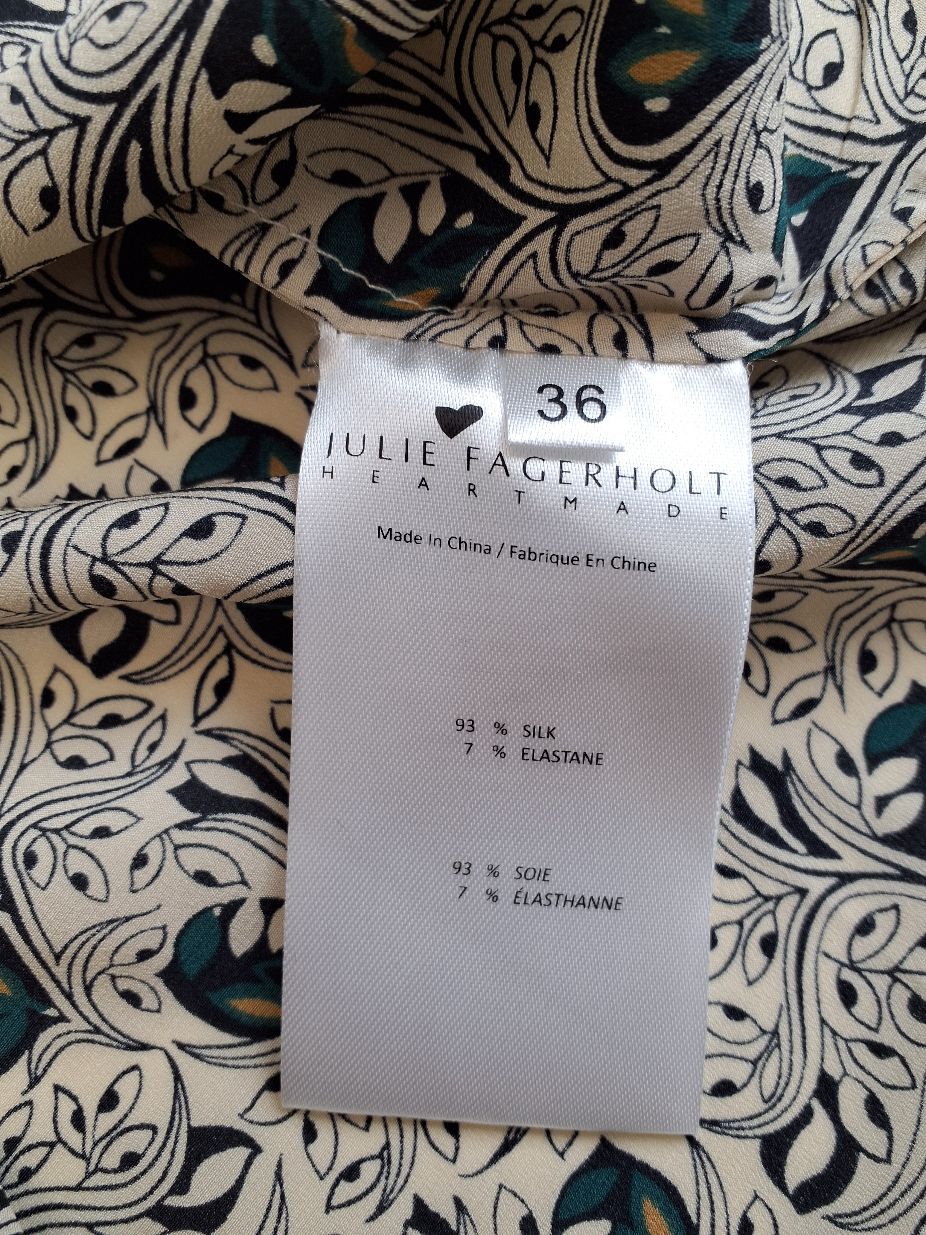Heartmade Julie Fagerholt Silke Skjorte