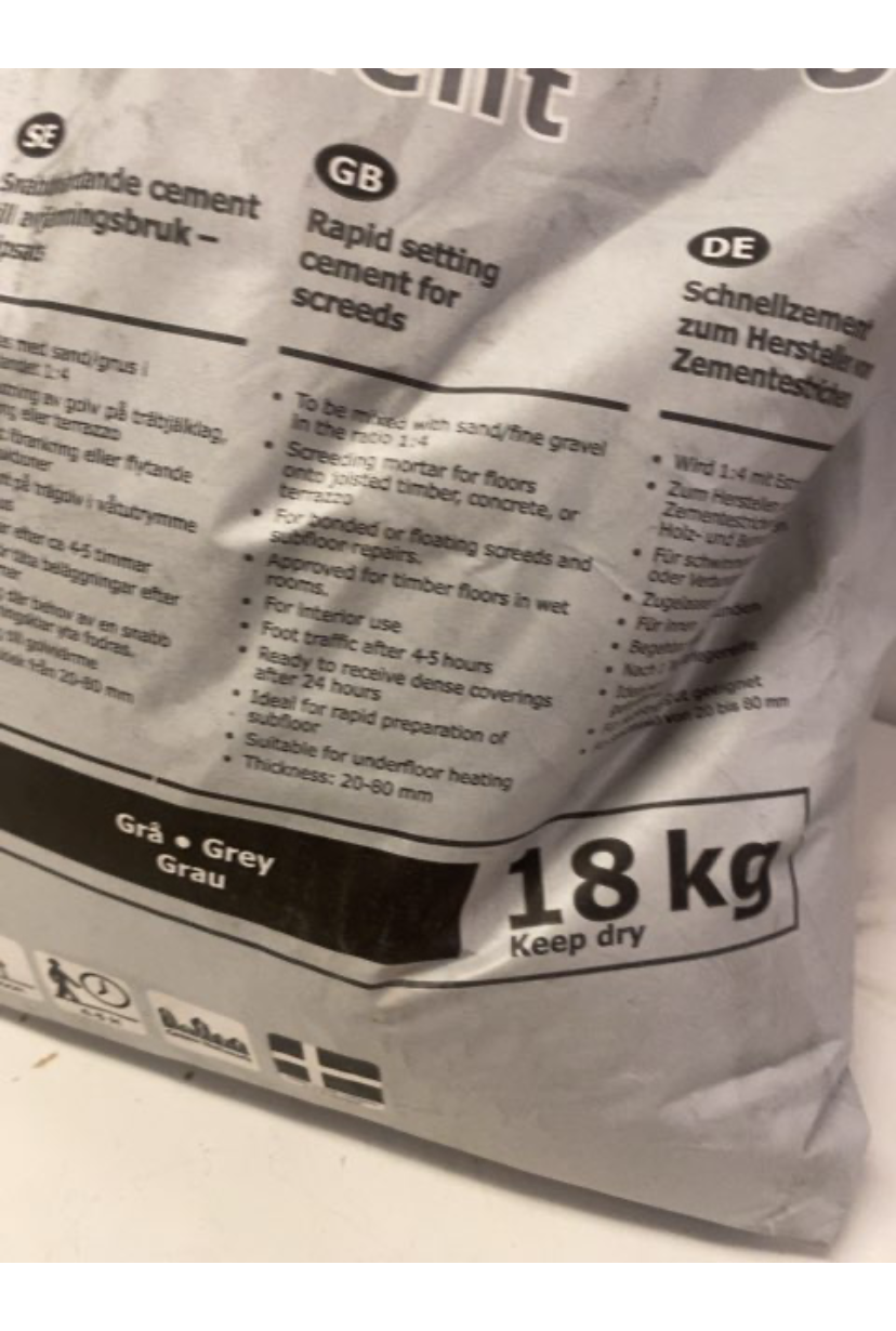 Alfix planeMix 80 cement