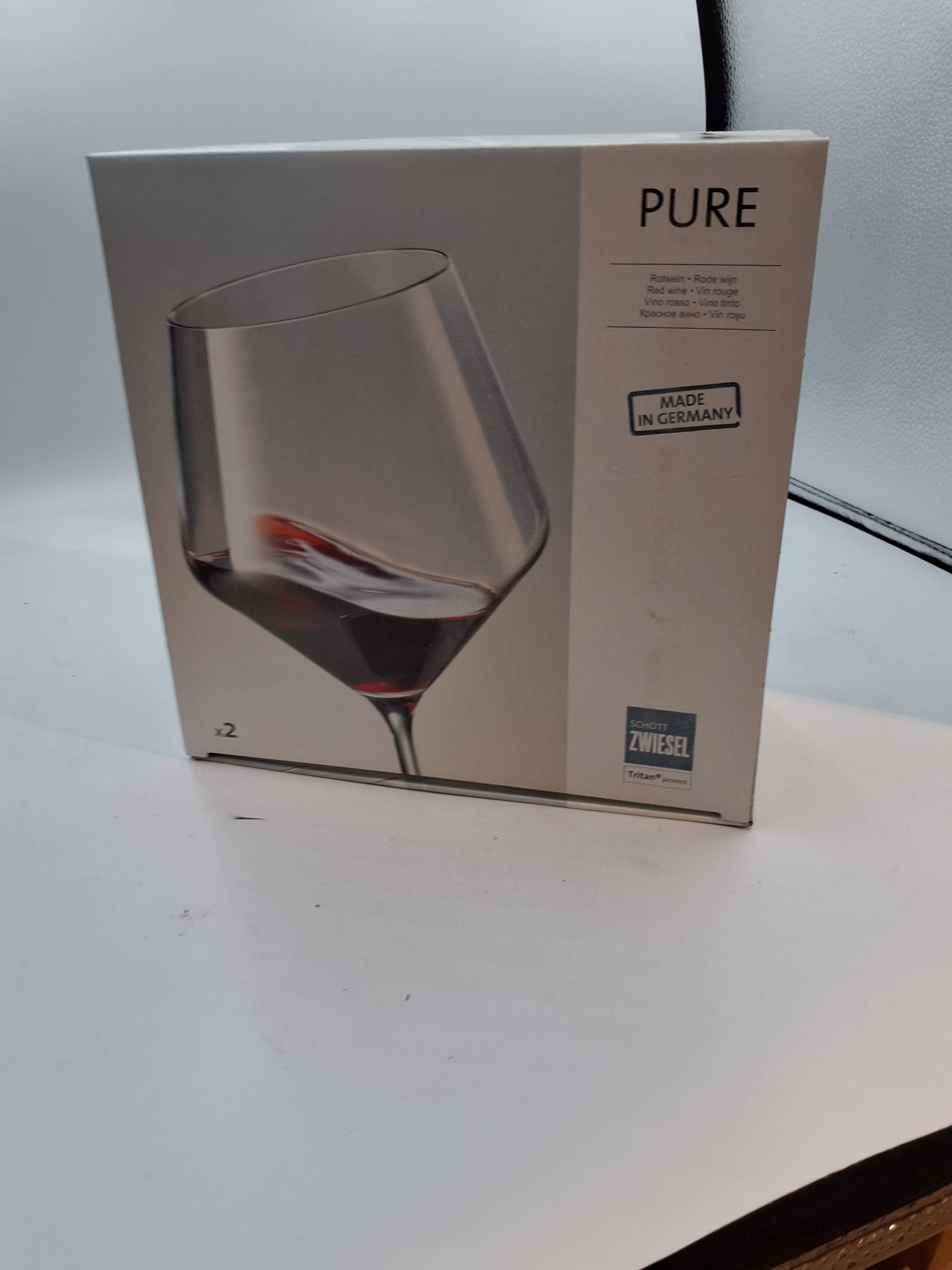1 kasse rødvin glas