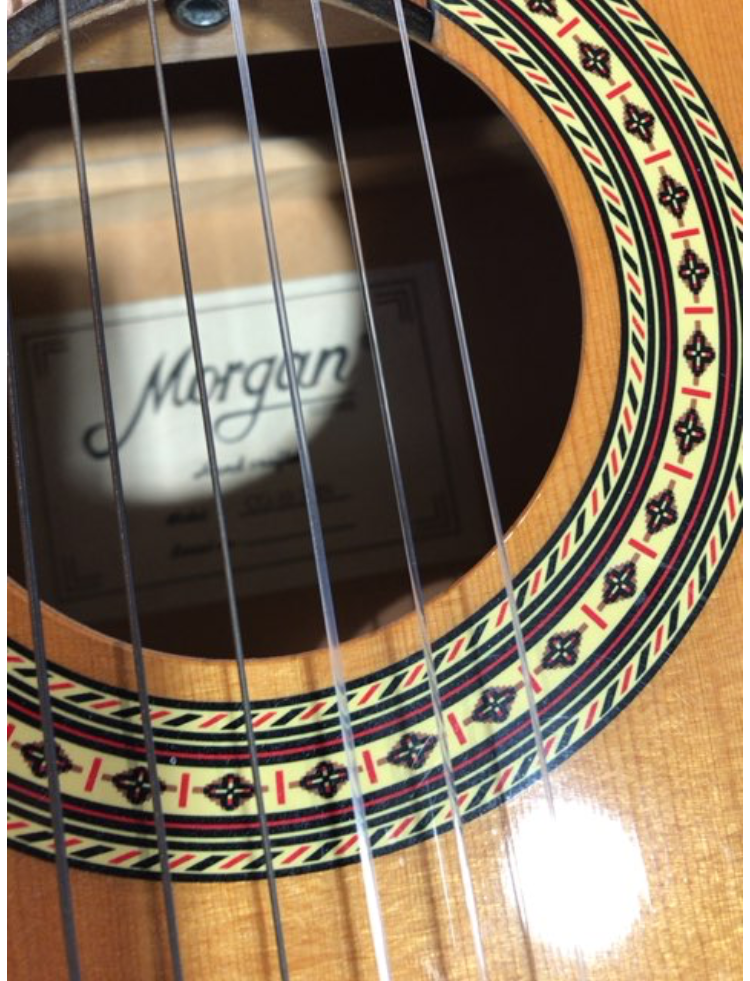 Guitar med holder