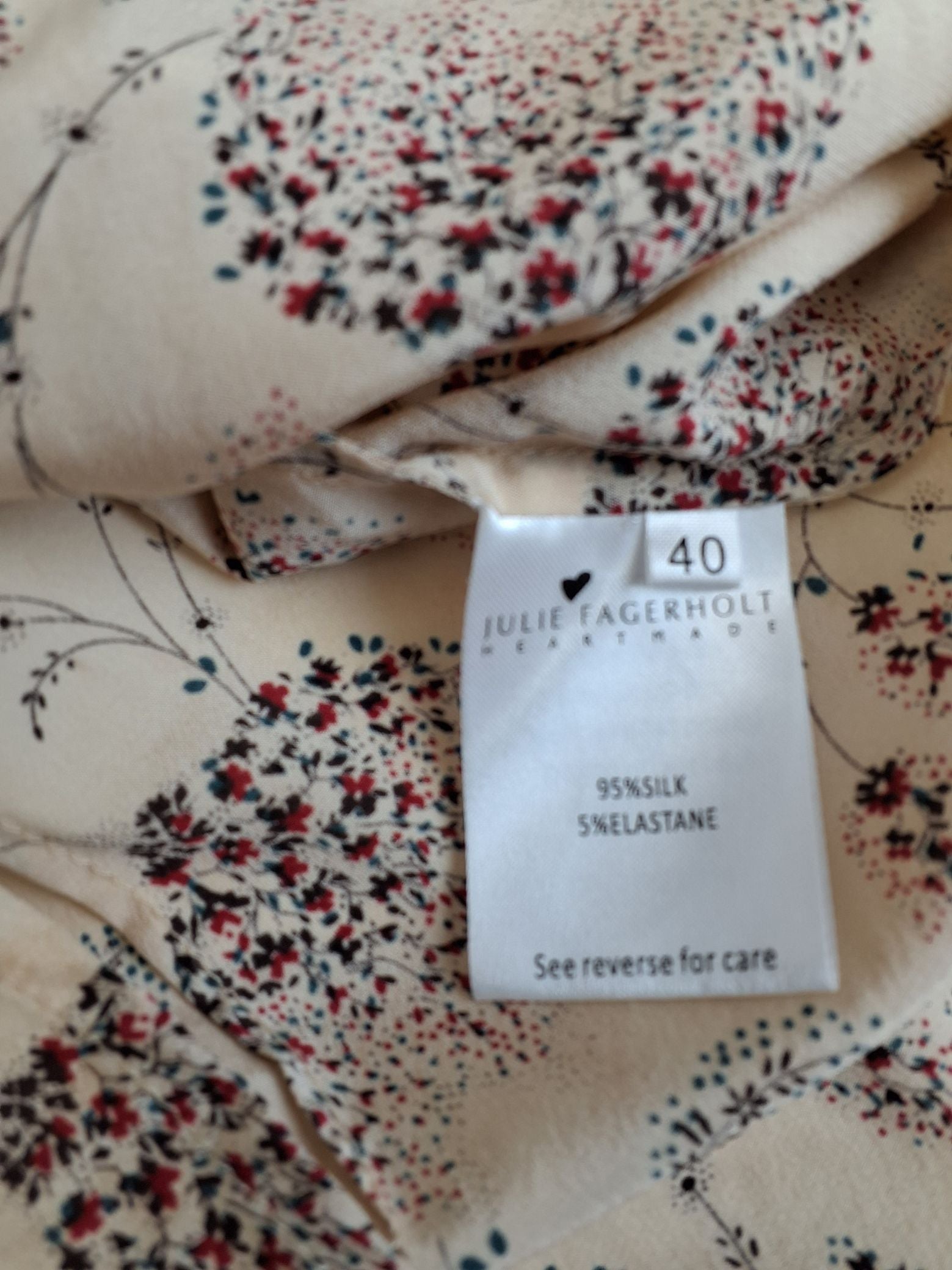 Heart Made Julie Fagerholt Silke Bluse