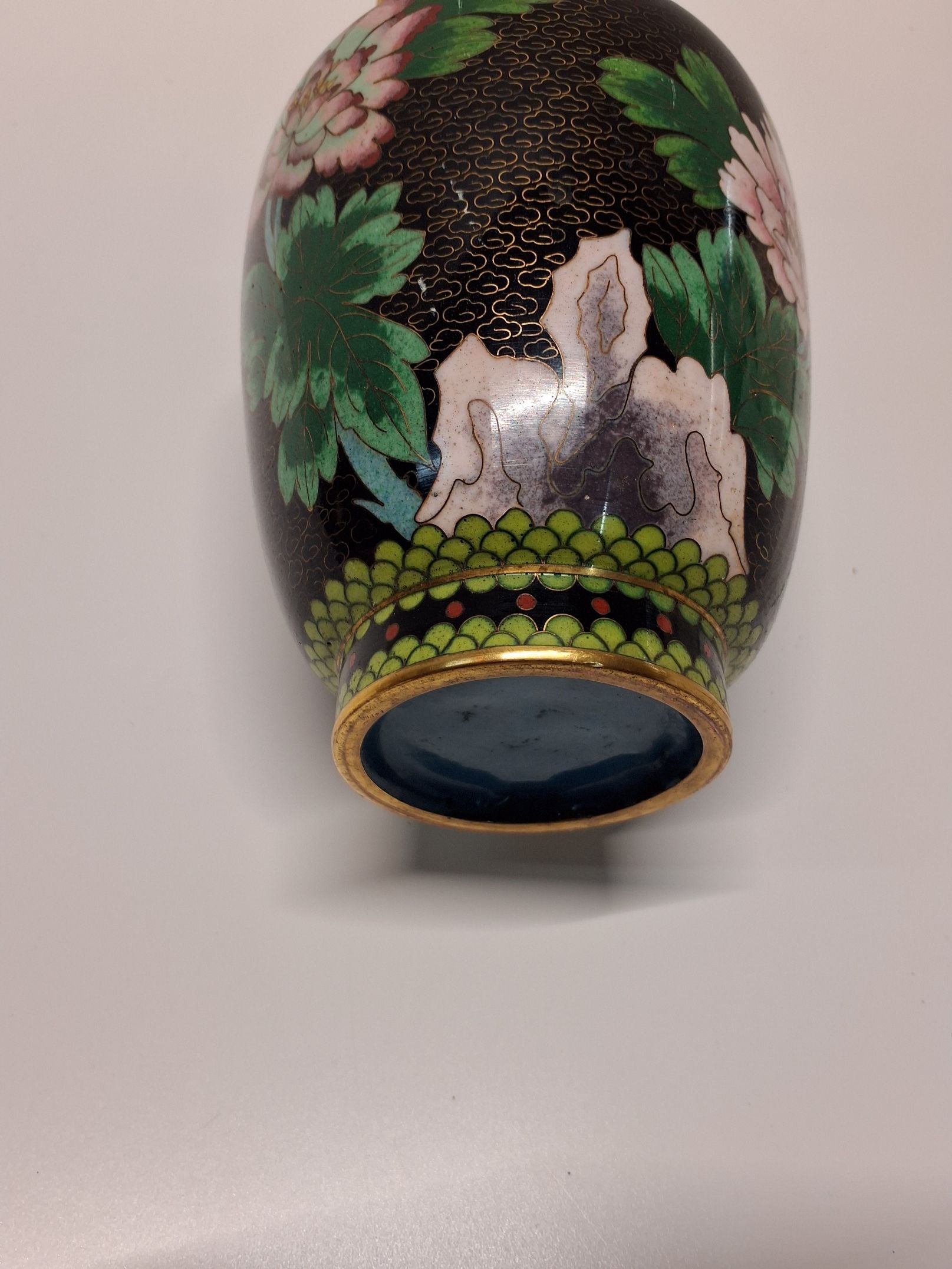 Kinesisk cloisonne vase
