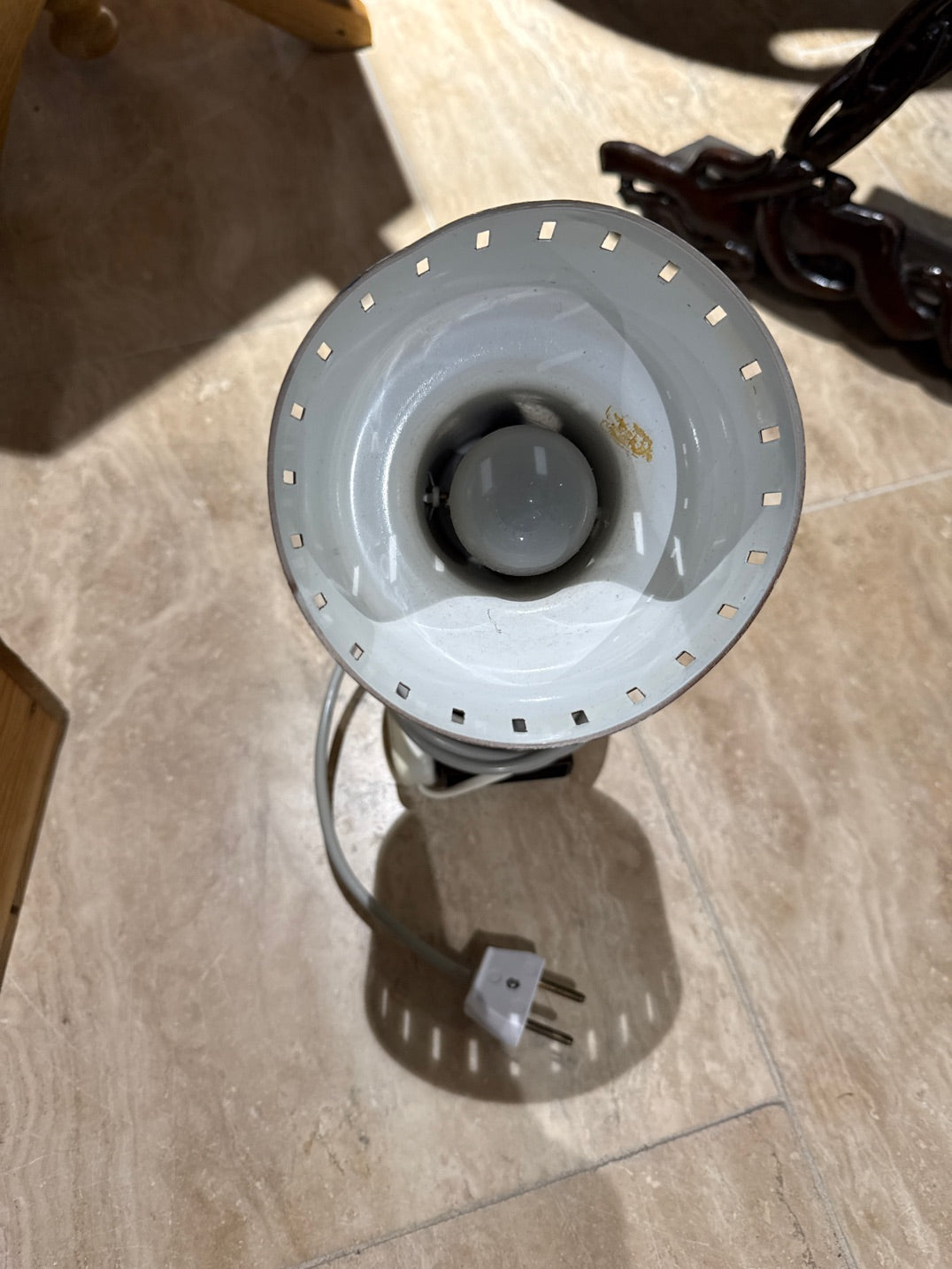 Lampe brun