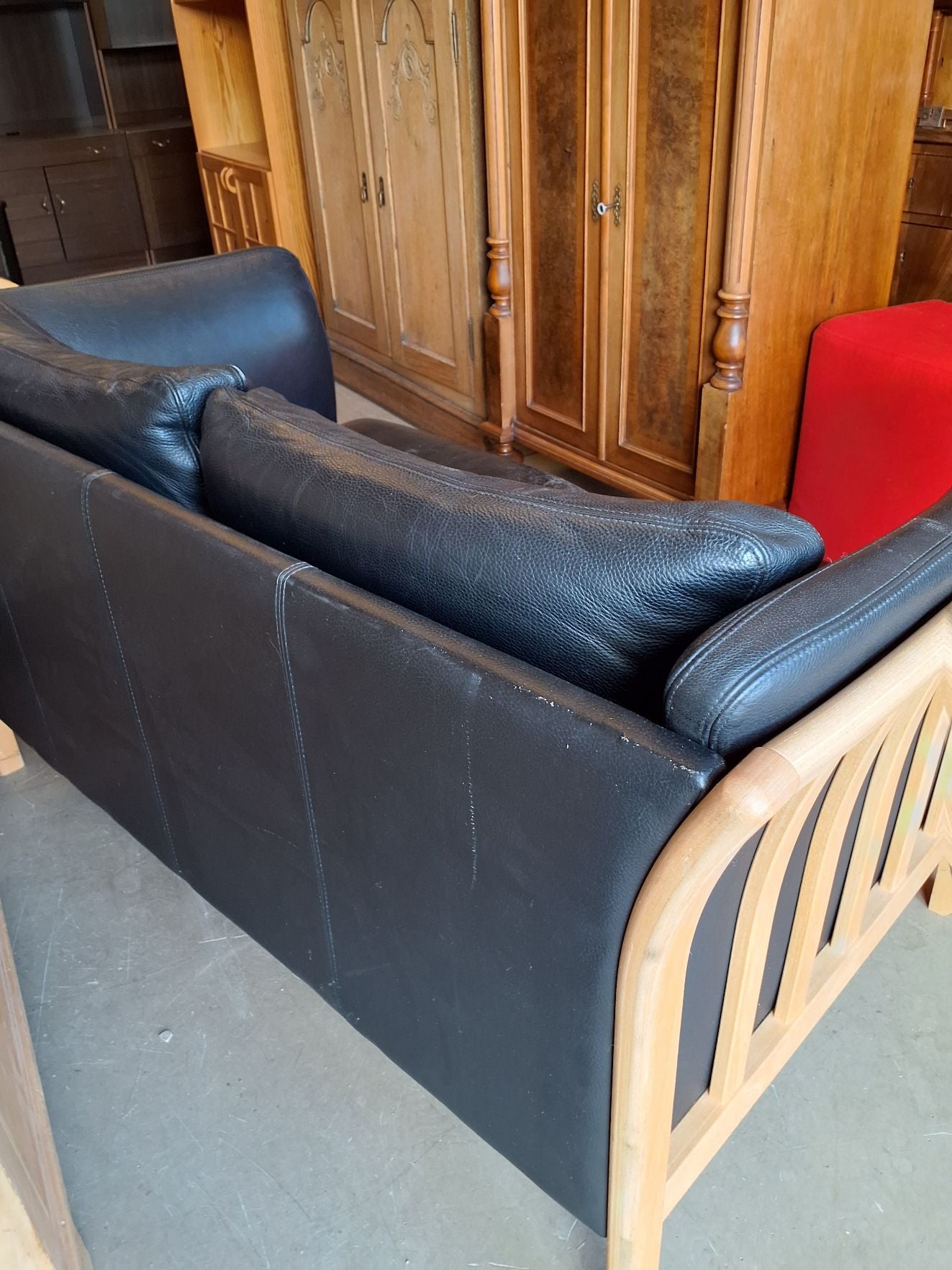 2-personers lædersofa