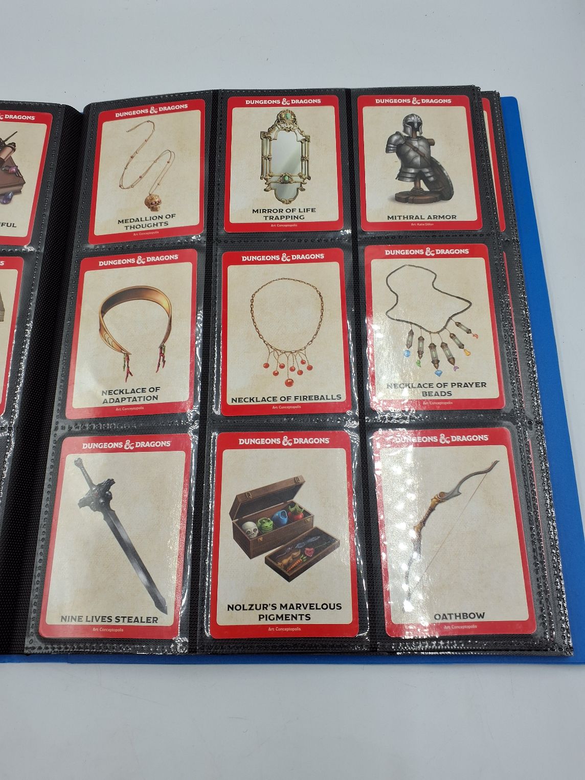 D & D Magic Item cards