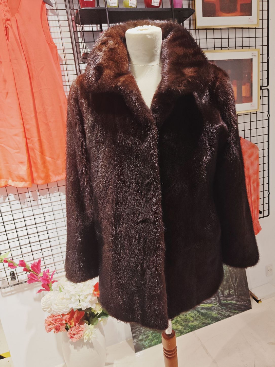 Ægte mink, jakke