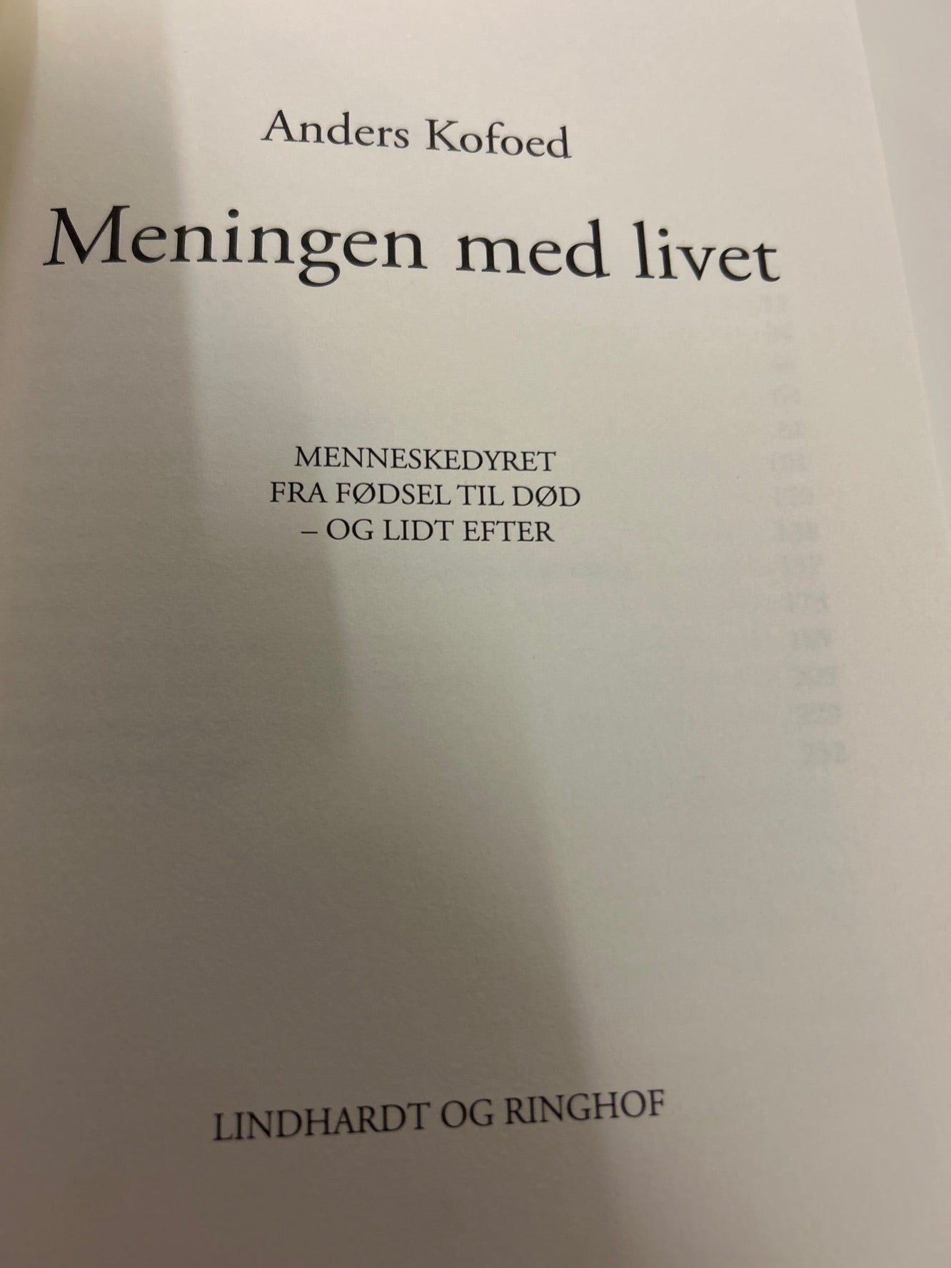 Meningen med livet