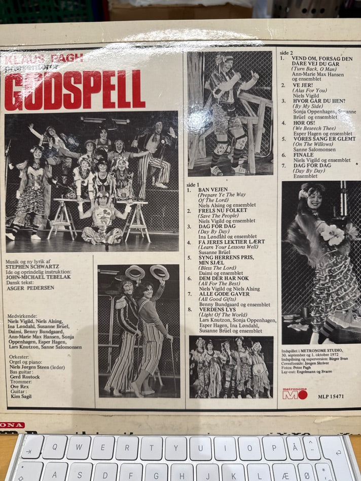 LP - GODSPELL Dansk indspilning.