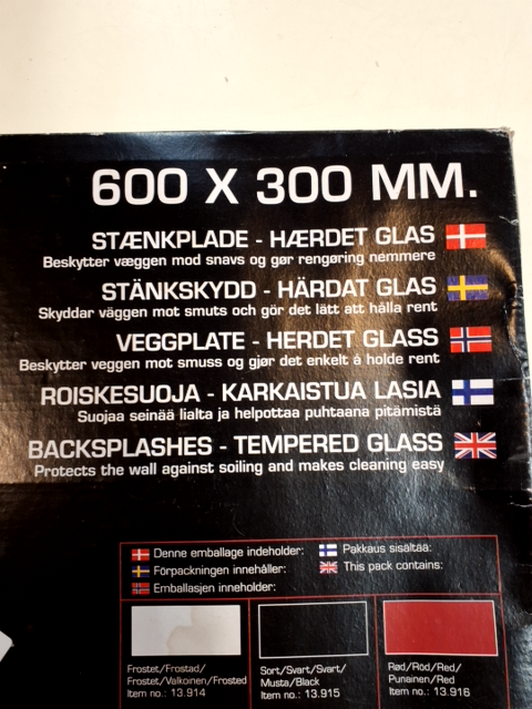 Stænkplade