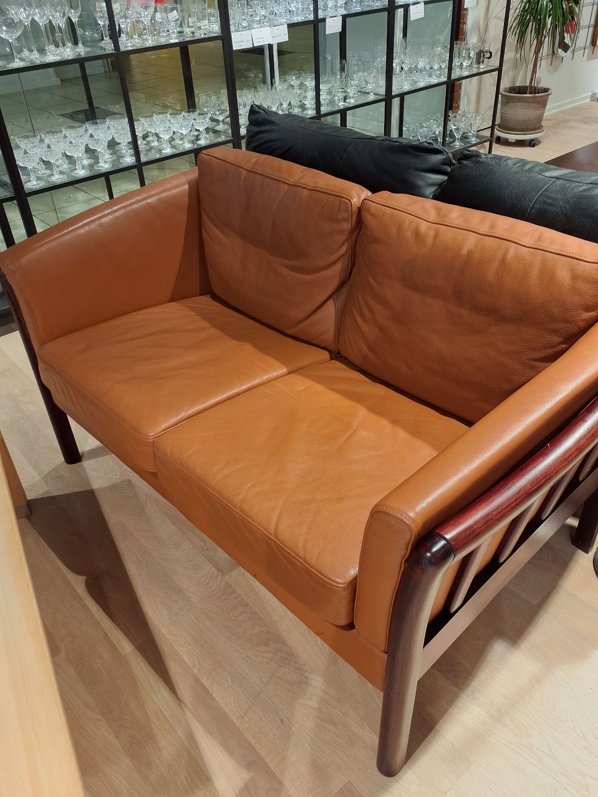 2 personers lædersofa