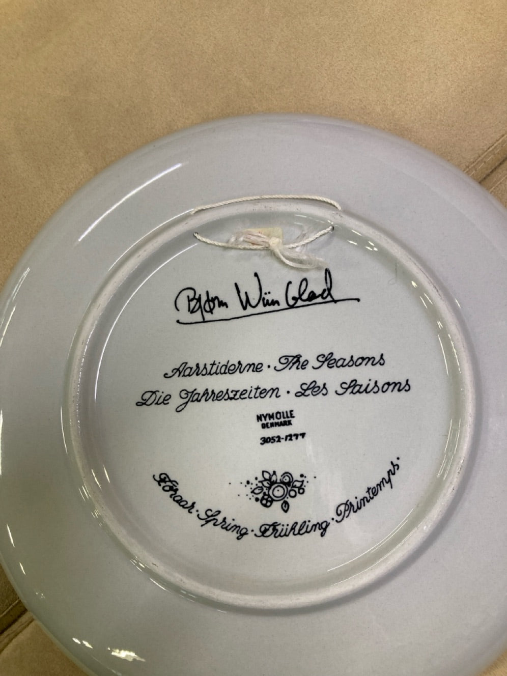 Bjørn Wiinblad forår sort