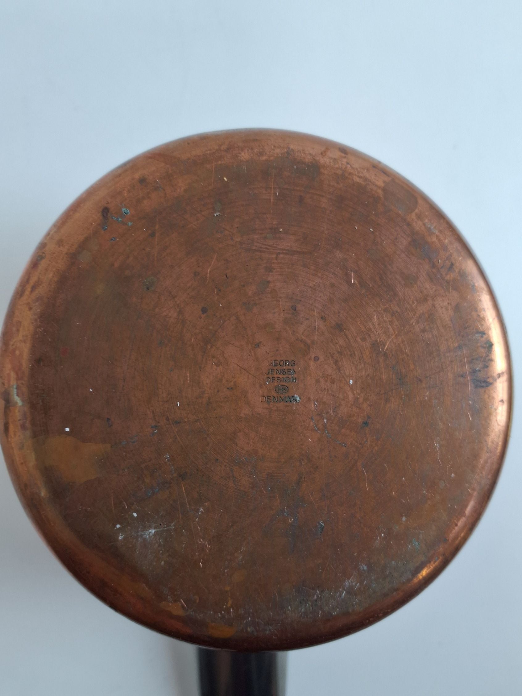Georg Jensen kobber kasserolle