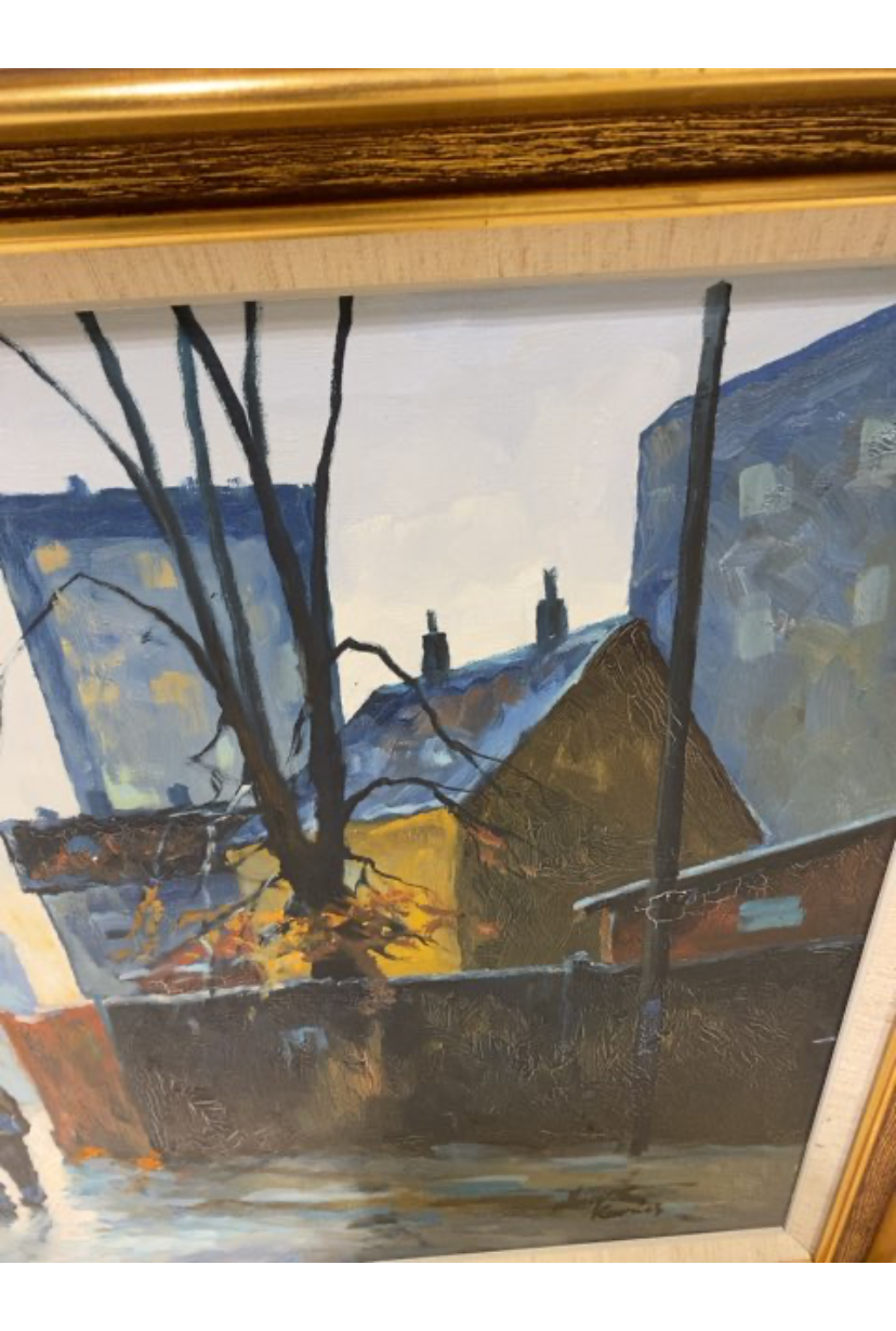 Kunst - oliemaleri Allan Karms