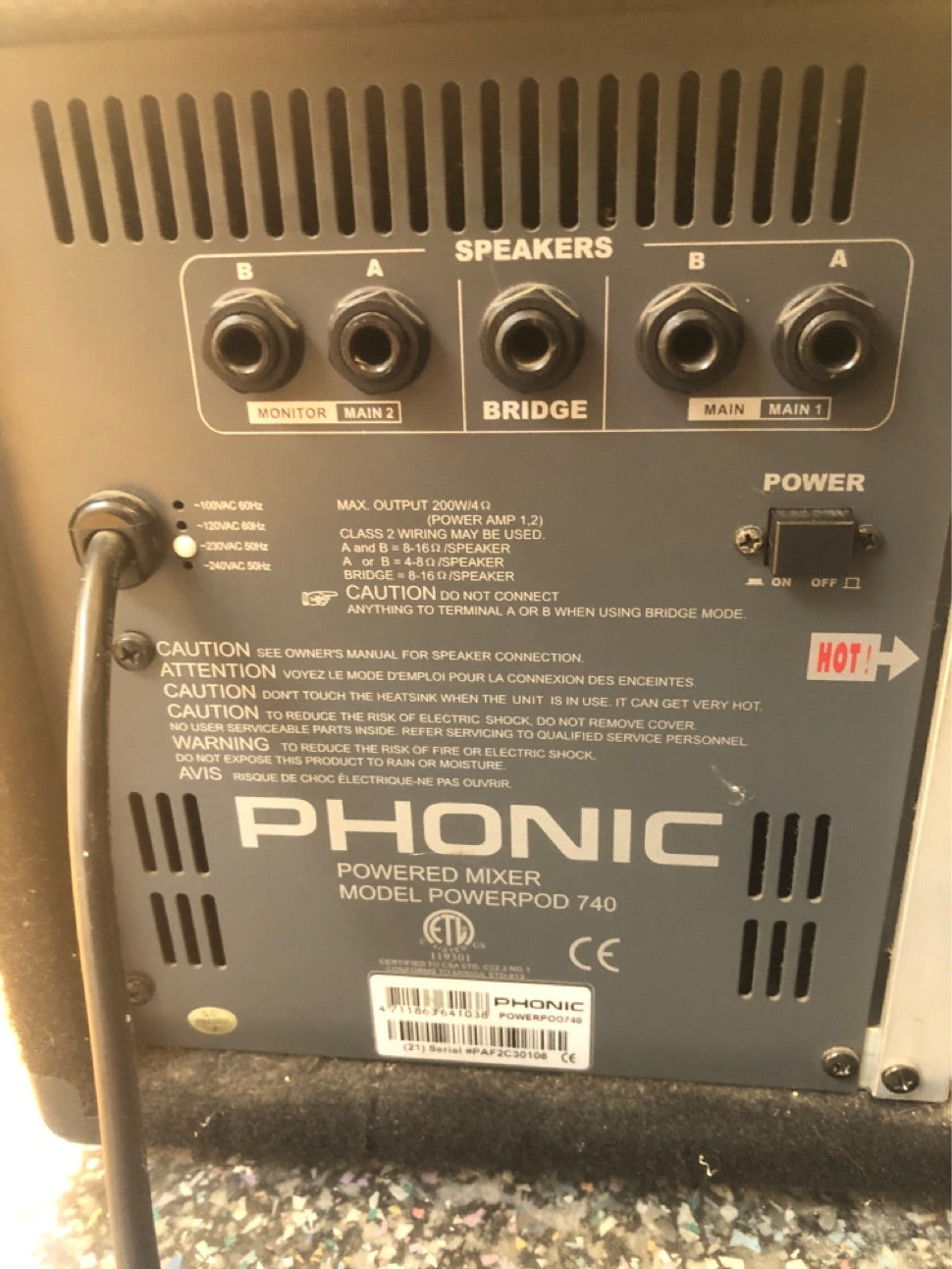 Phonic mixer