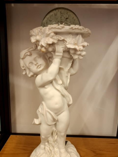 Statue med led-lys