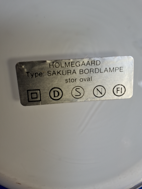 Holmegaard Sakura bordlampe