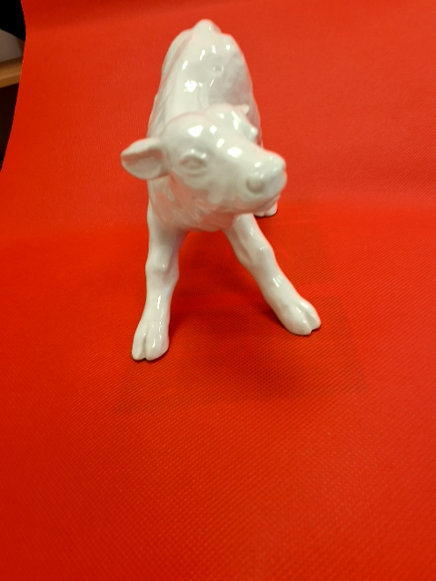 Kalv fra Lyngby porcelæn