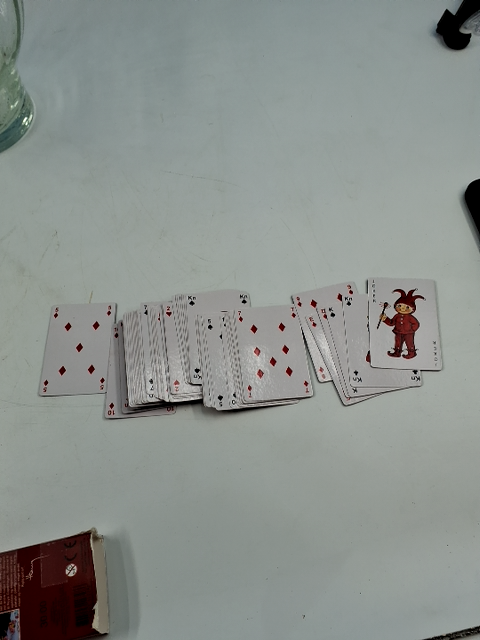 1 spil "julekort"