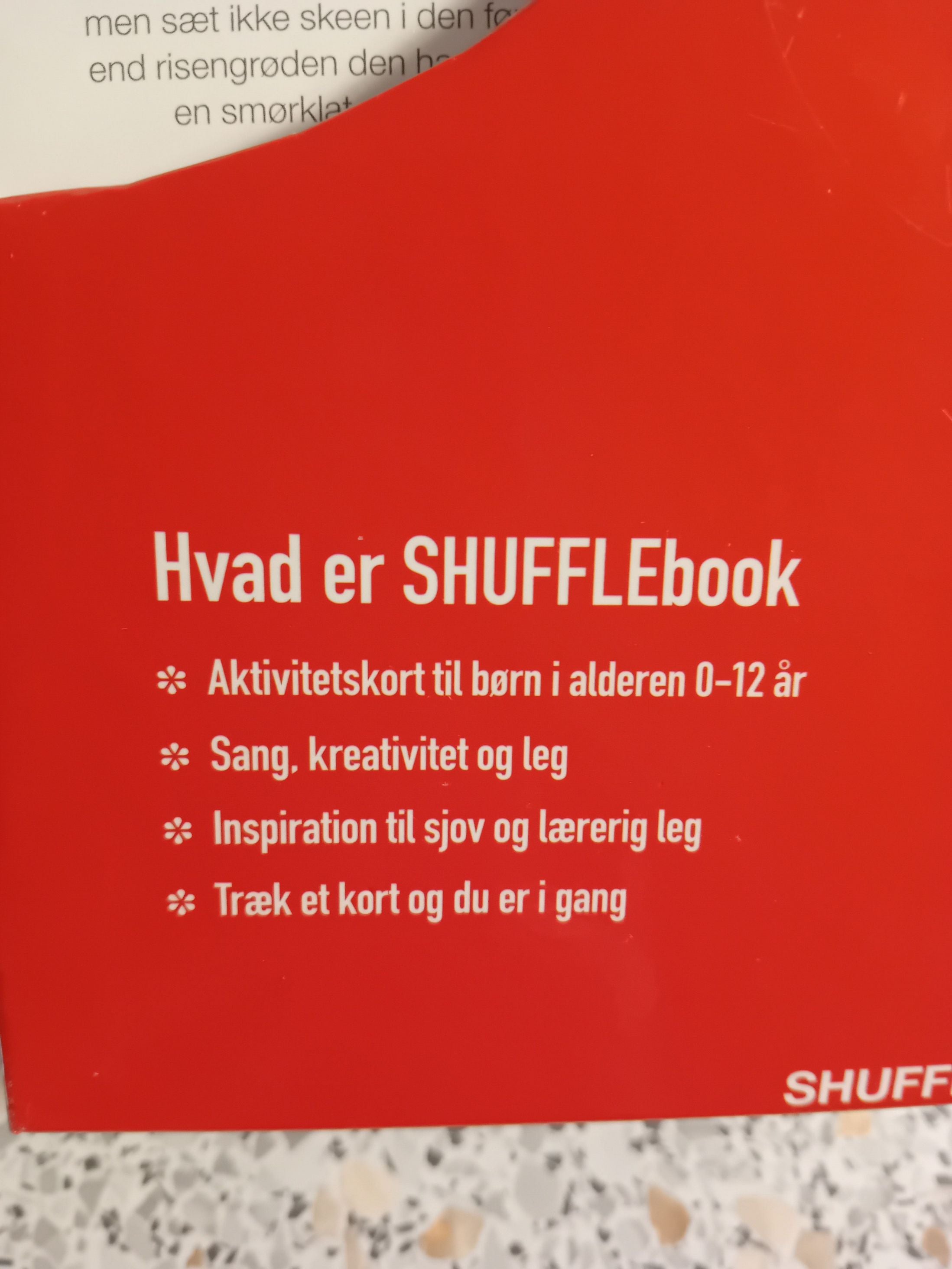 Shuffle book.