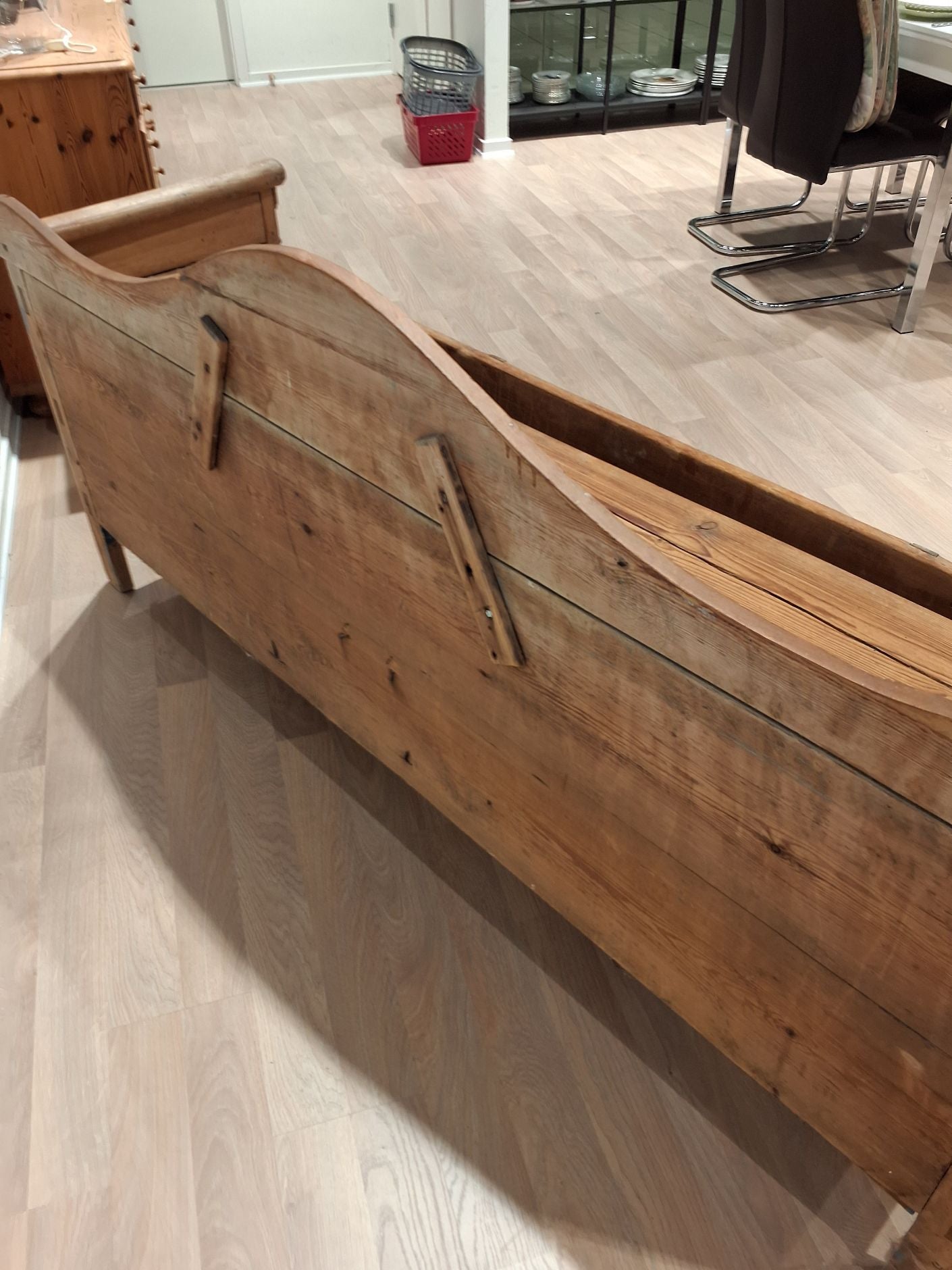 Antik slagbænk fra ca 1800 tallet