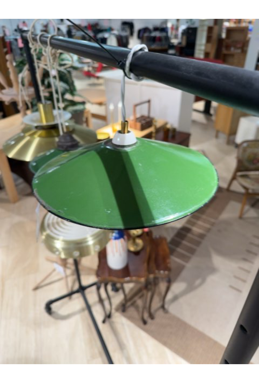Lampe i grøn