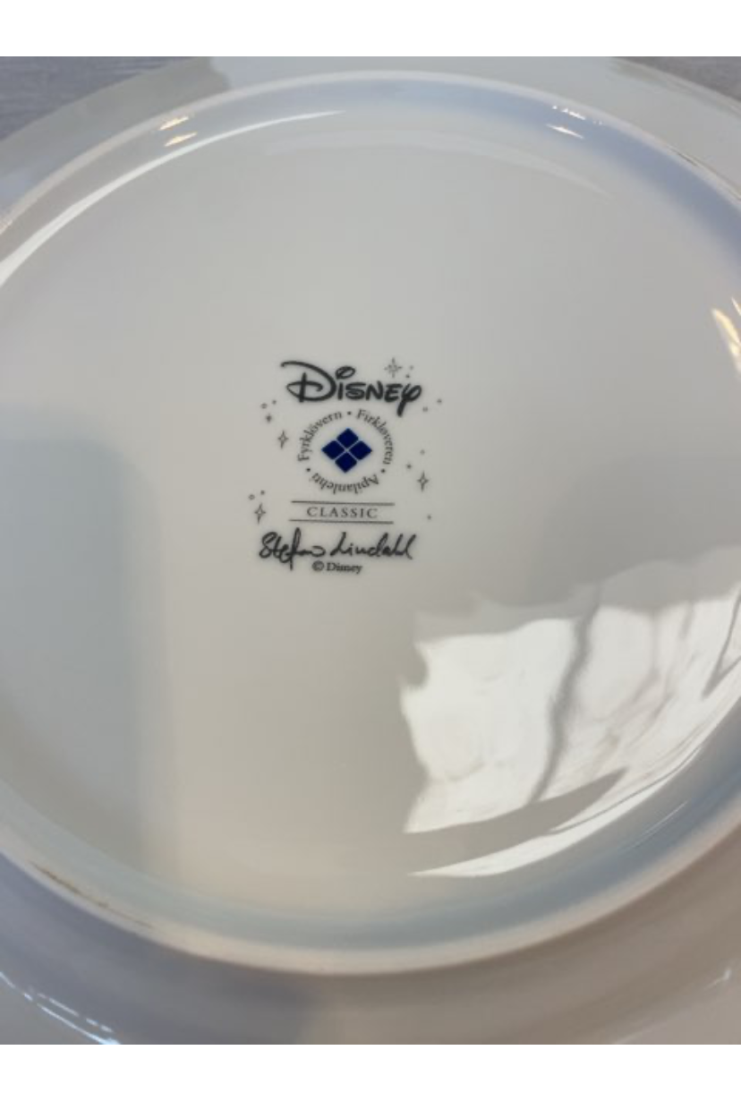 Disney firkløver tallerken
