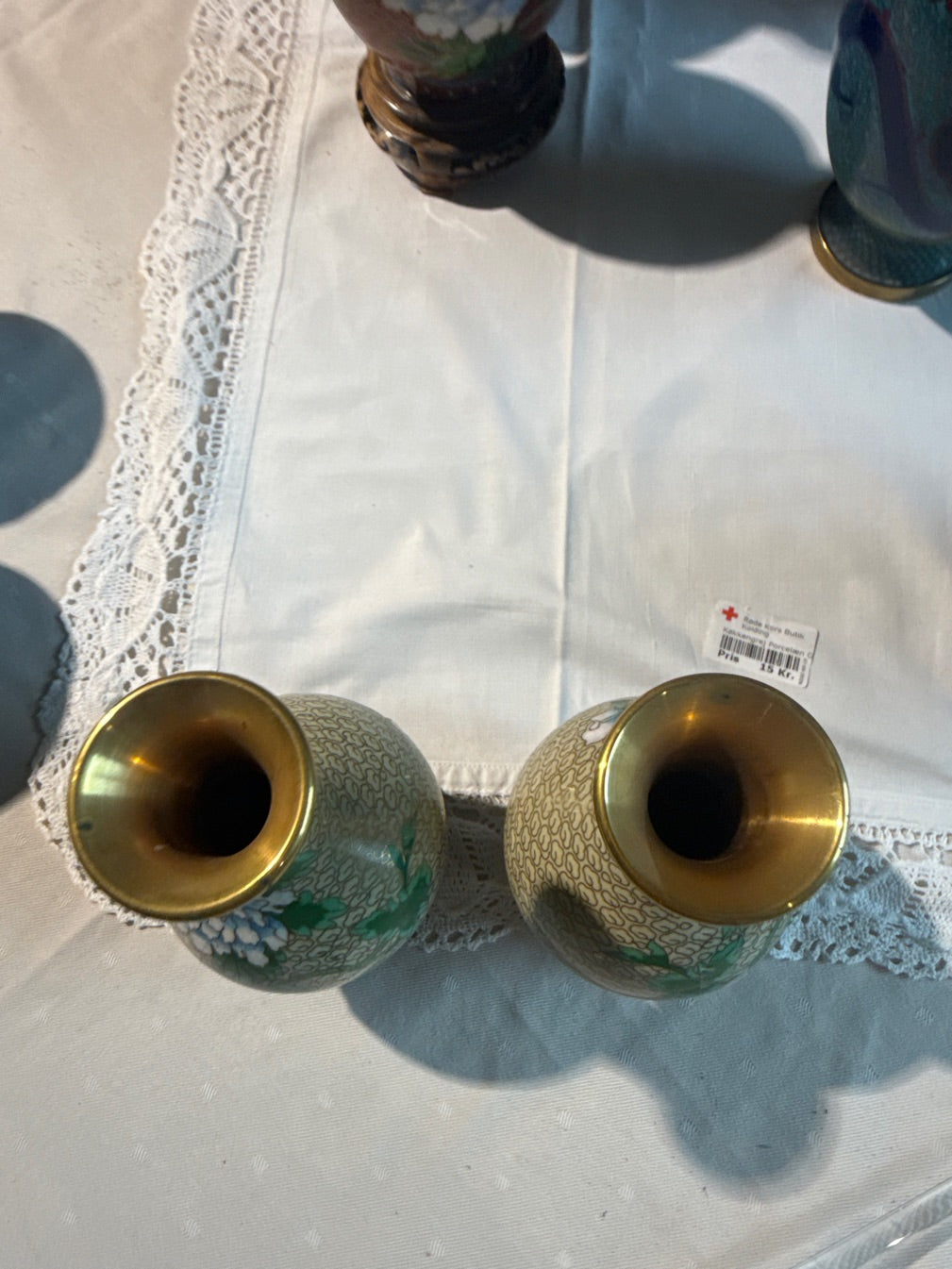 kinesisk cloisonné beigh