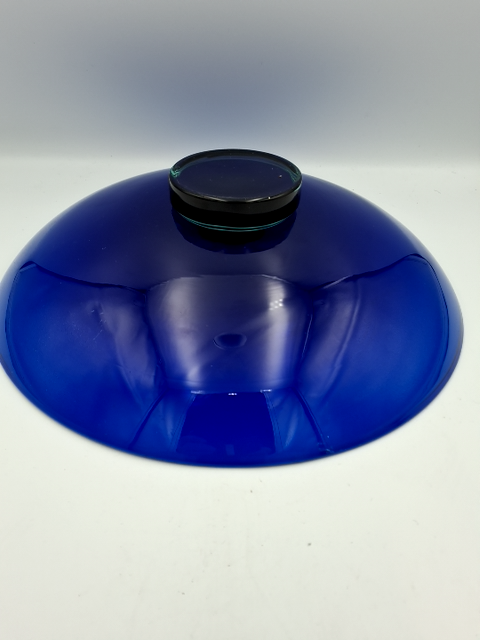 Holmegaard glas fad, blå