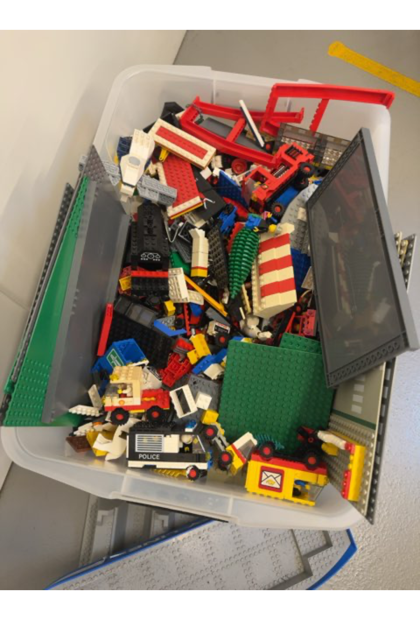 Lego kasse, 15,1 kg