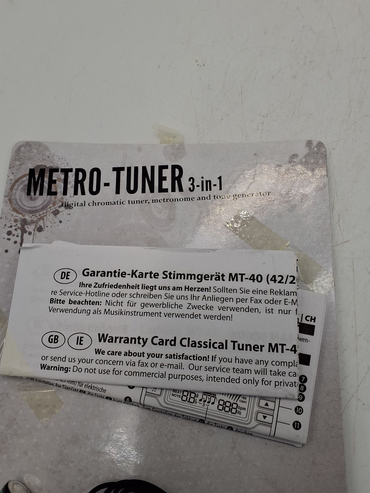 Clifton metronome og tuner