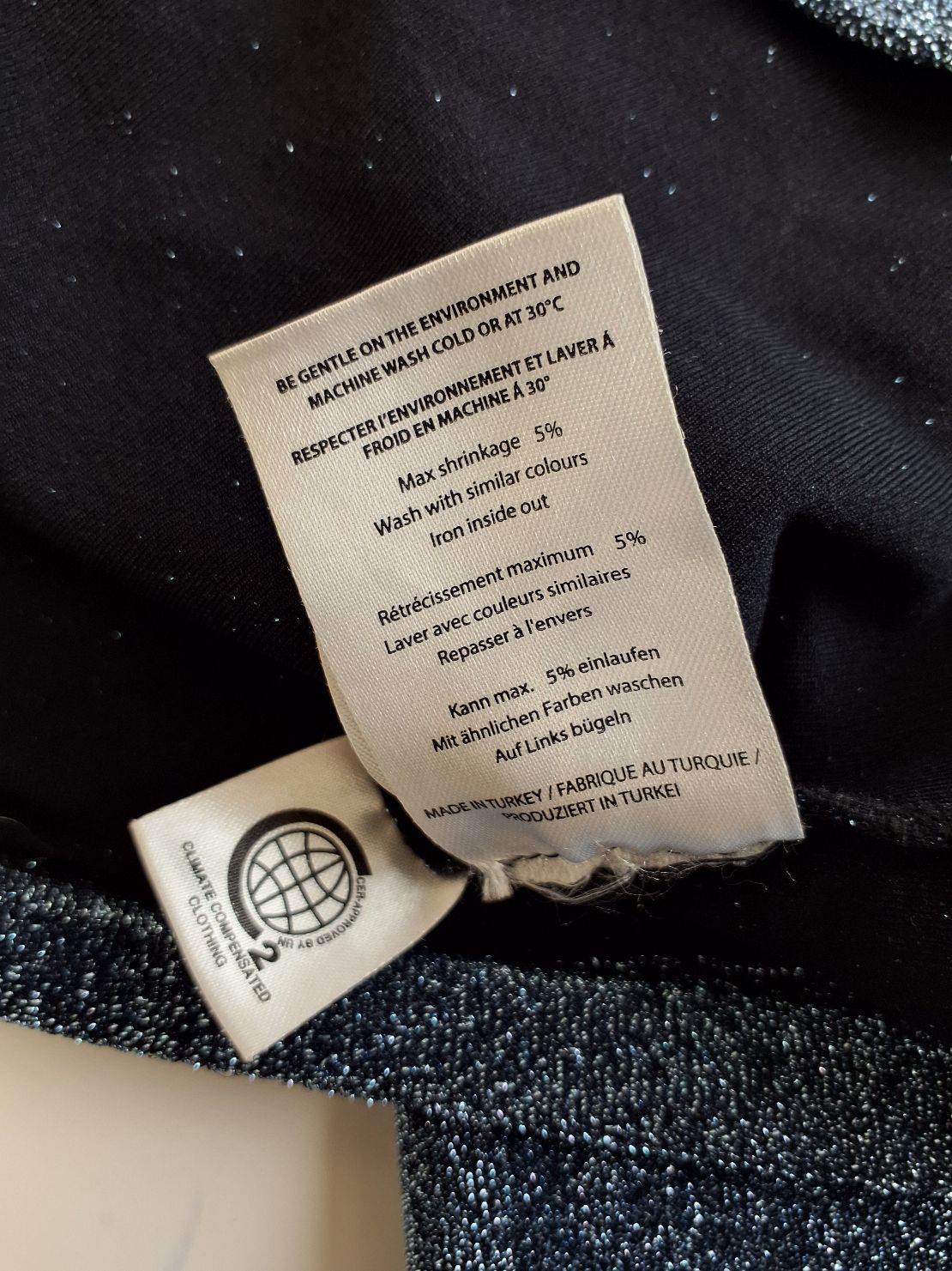 GANNI Glimmerbluse