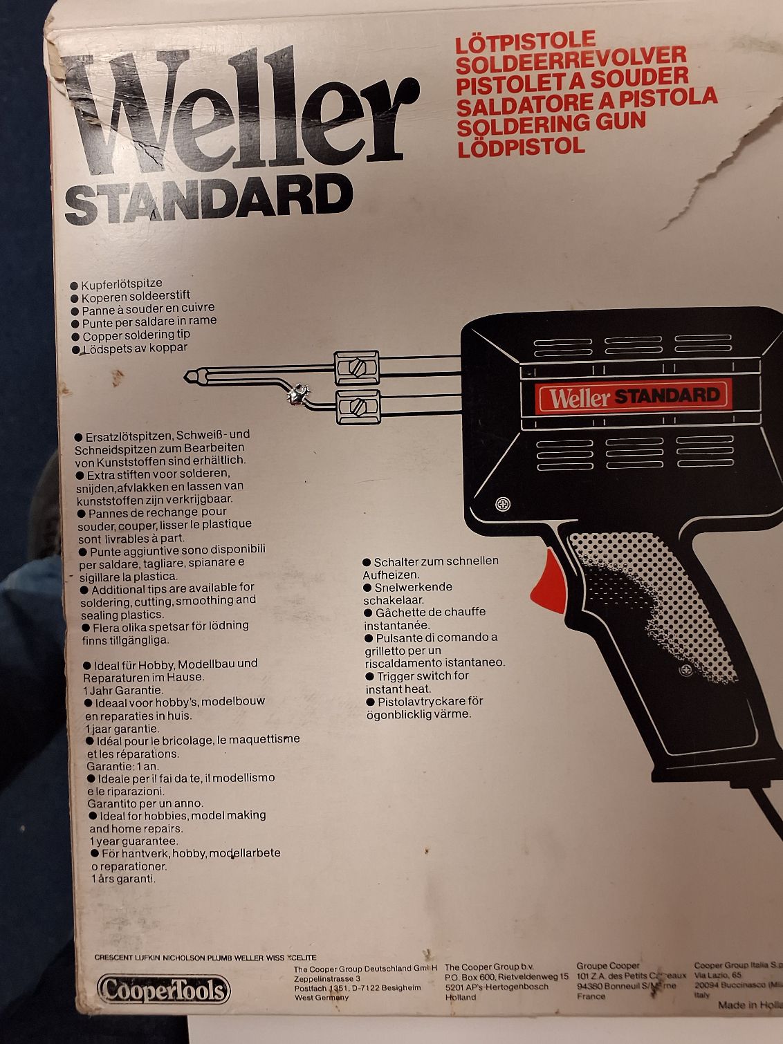 Weller solderingspistol