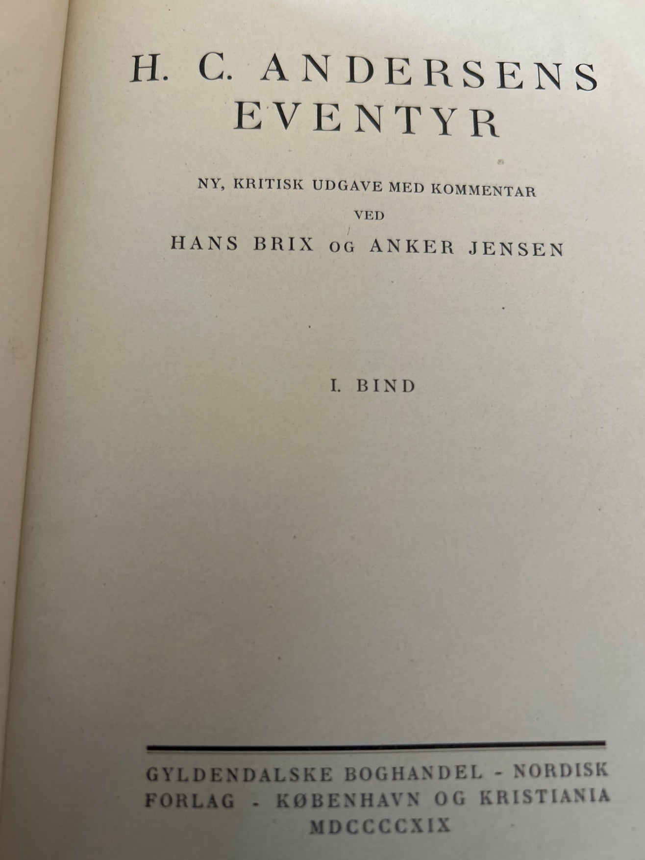 H C Andersen - Eventyr