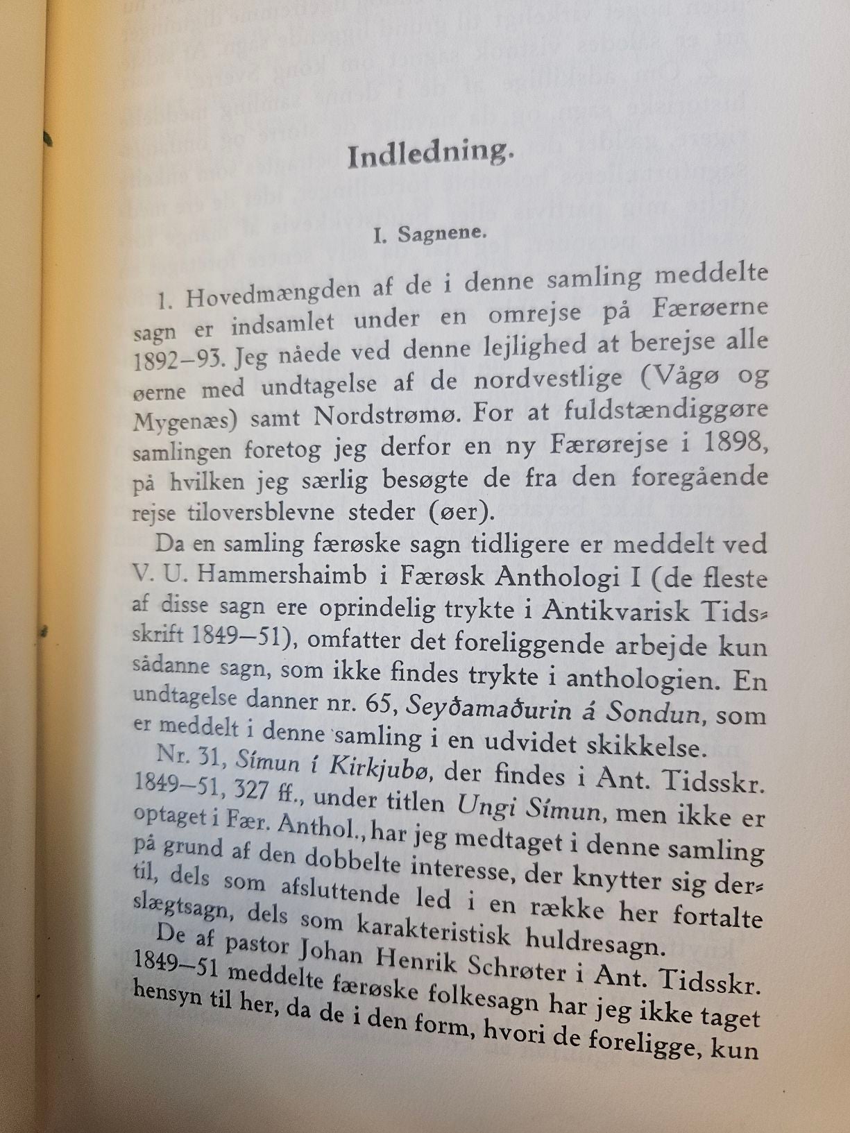 Færøske folkesagn og æventyr.