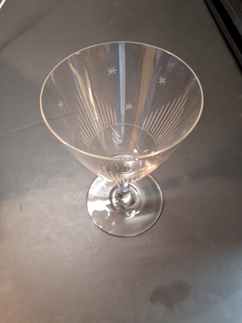 Vinglas smukke tynde glas