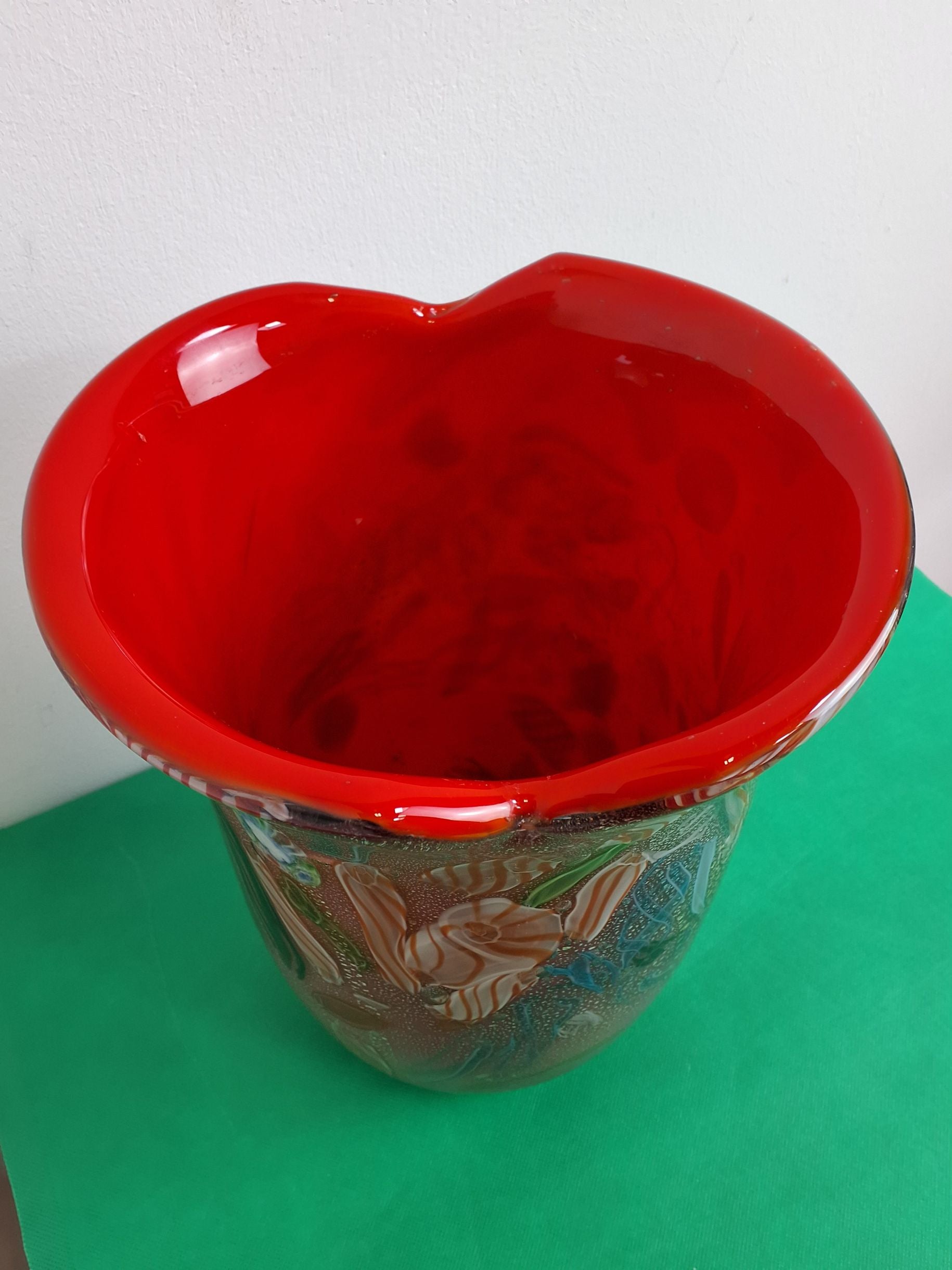 Kunst glas vase