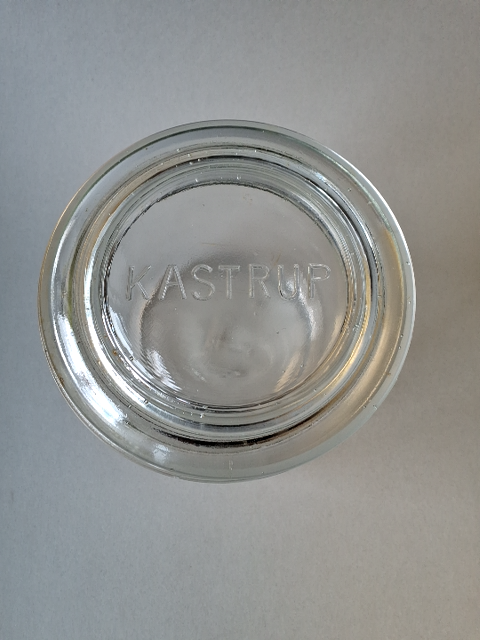 Kastrup sylteglas med låg, 1 liter