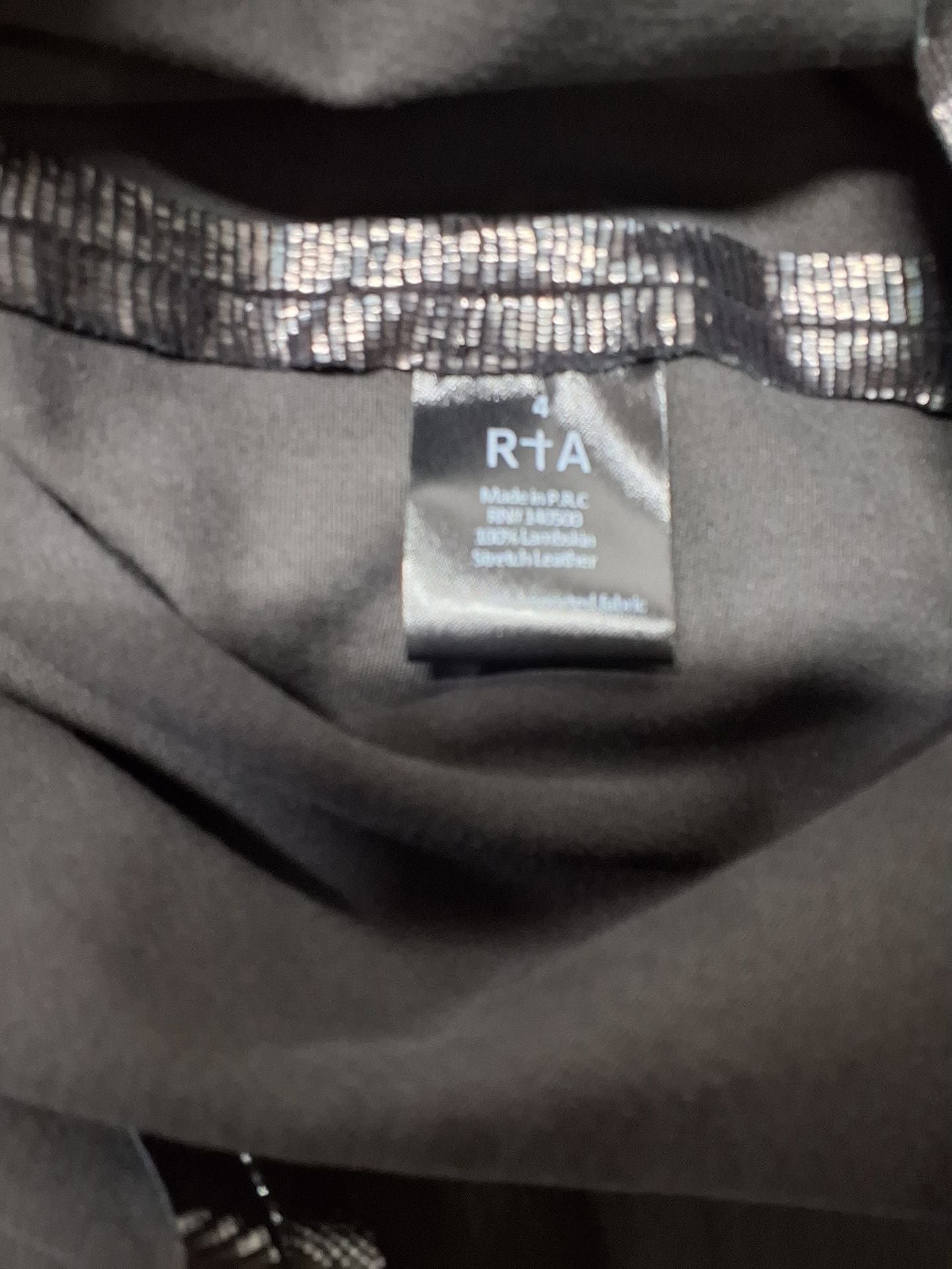 R+A sort Kjole