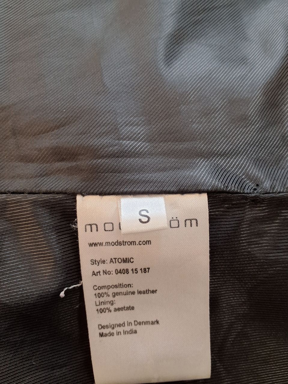 Modström skindjakke