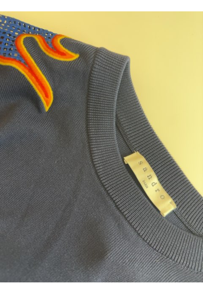 Sandro bluse/strik (R329)