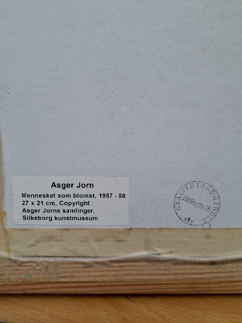 Asger Jorn tryk 3 (Mennesket som blomst)