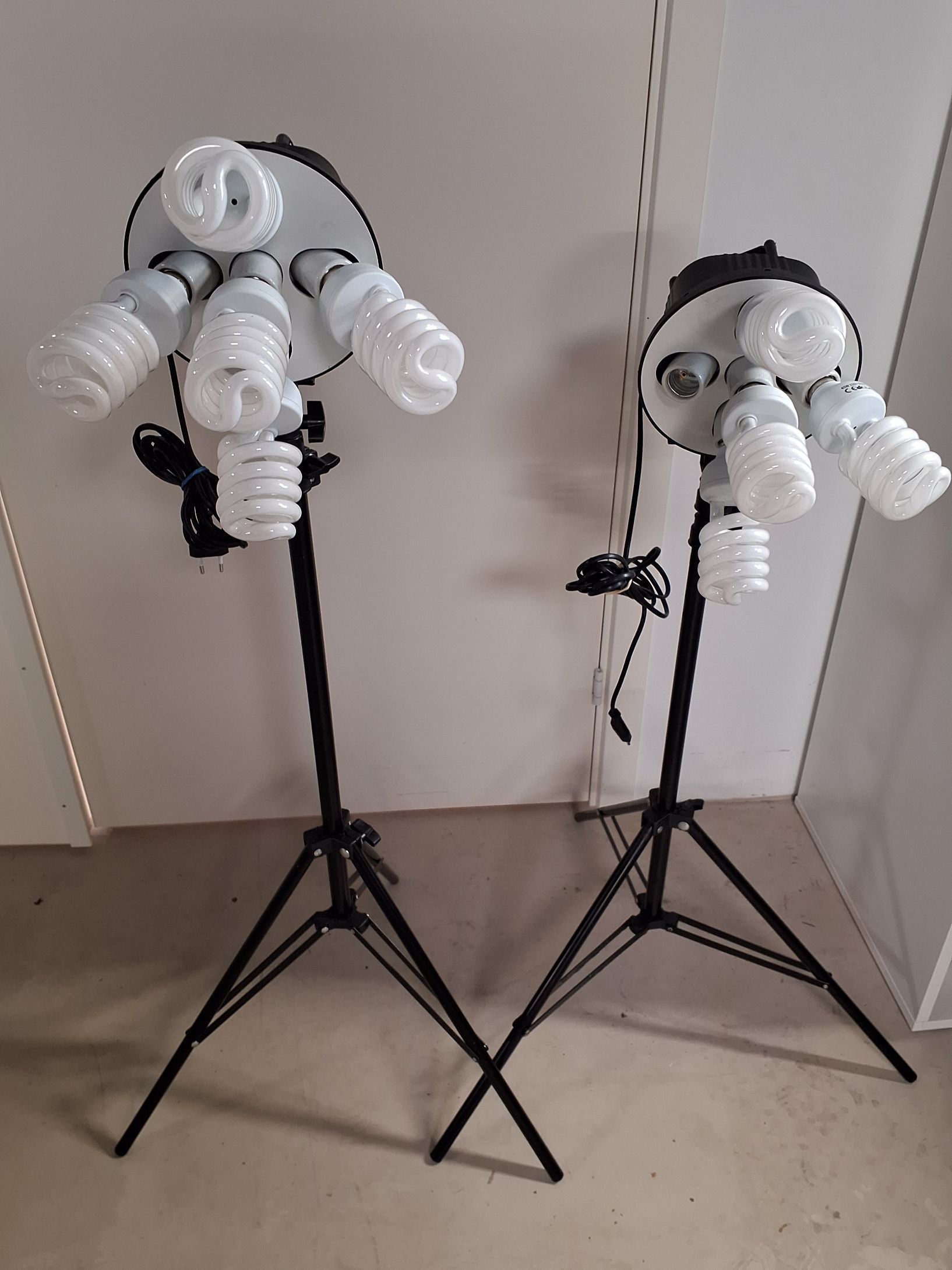 Studie lampe incl. 9 lyskilder