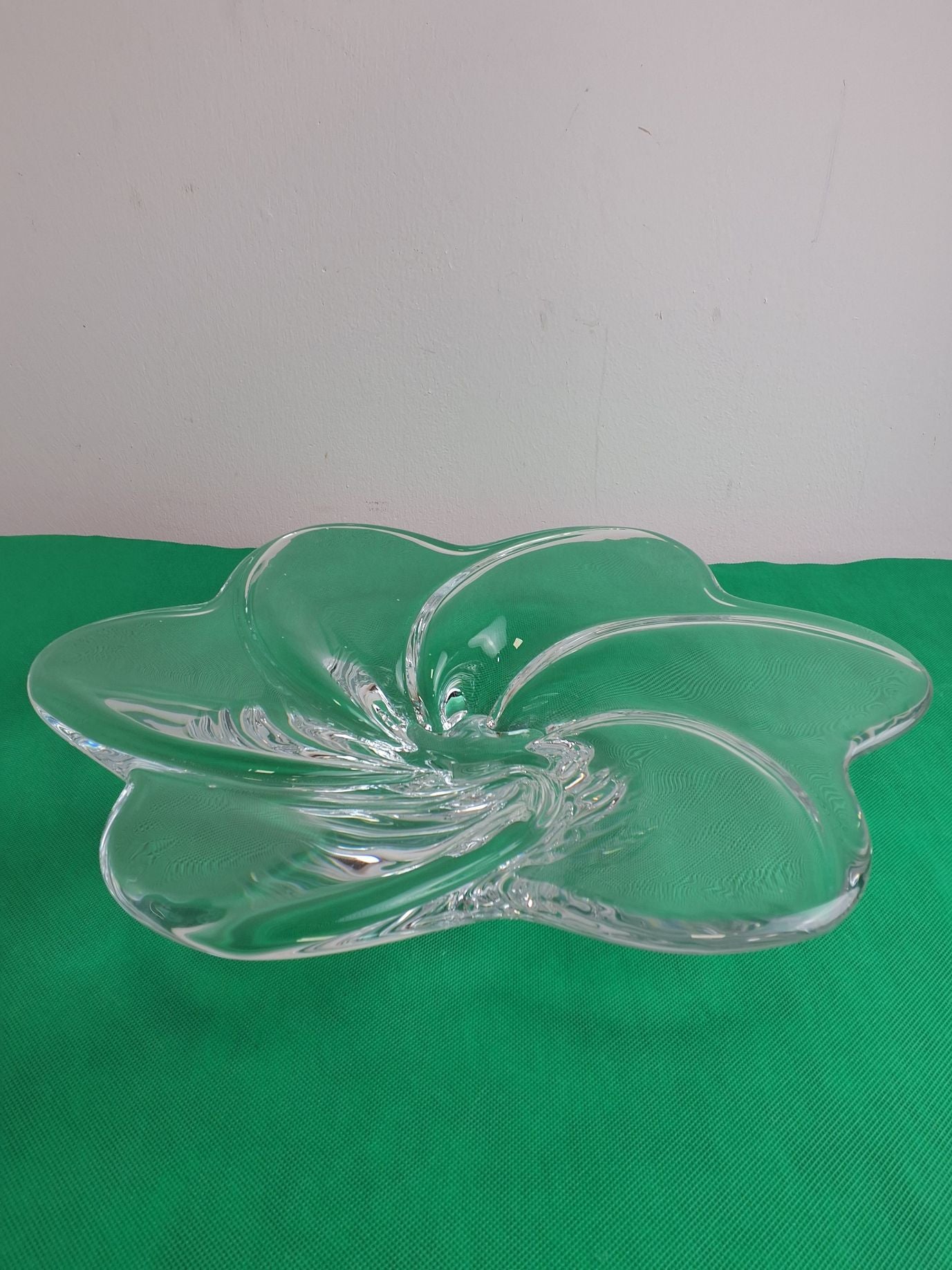 Holmegaard glasfad blomsterformet