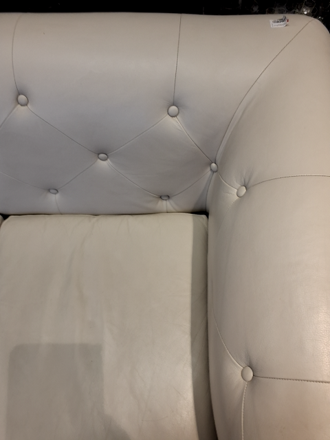 Hvid sofa kunstlæder