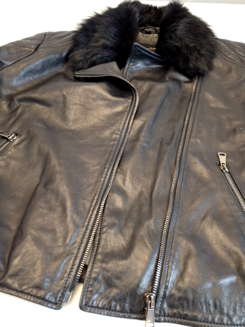 Massimo Dutti Skind Jakke (G868)