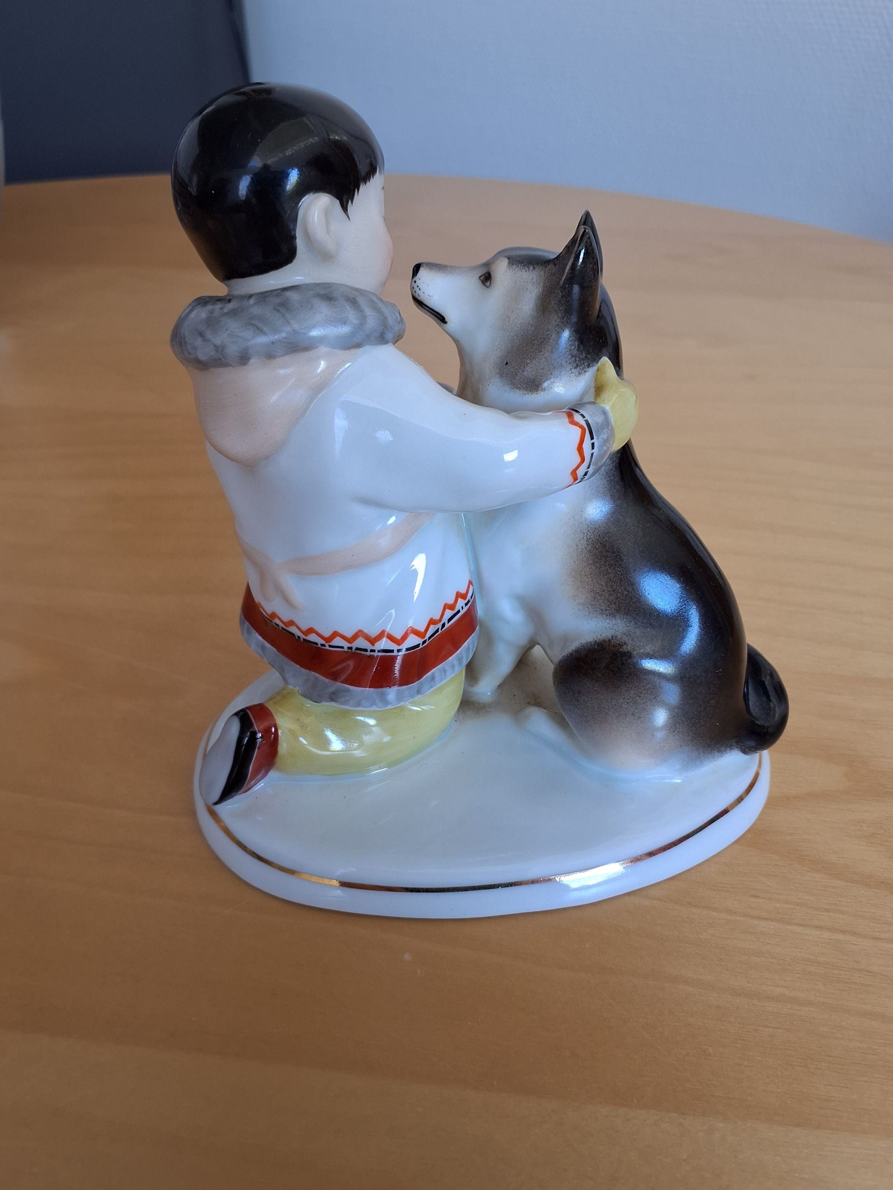 Grønlænderdreng m. hund