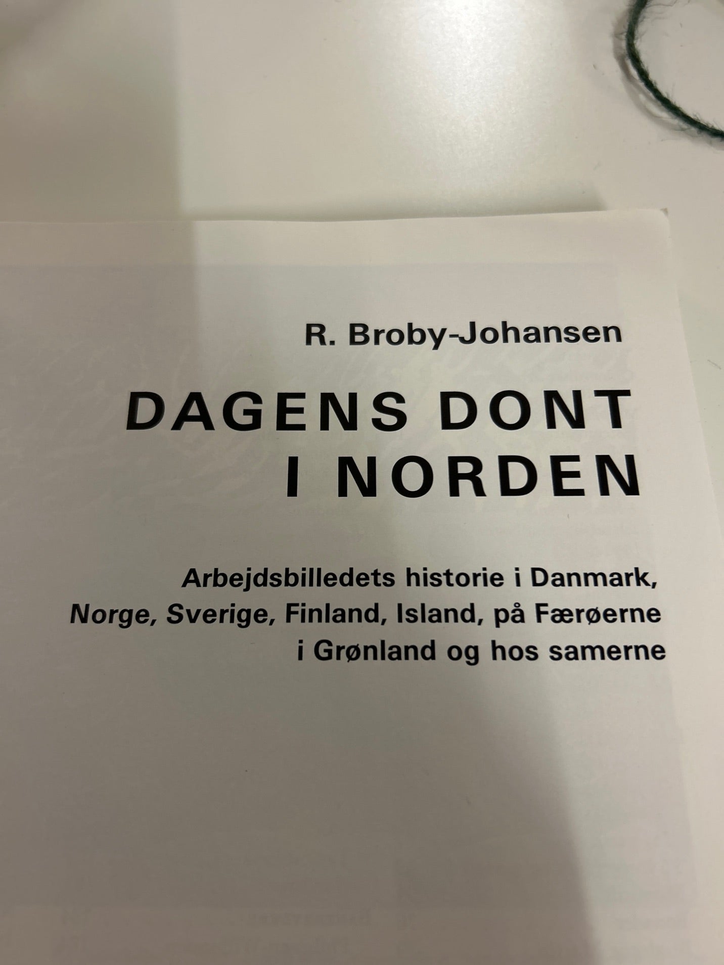 Dagens dont i Norden