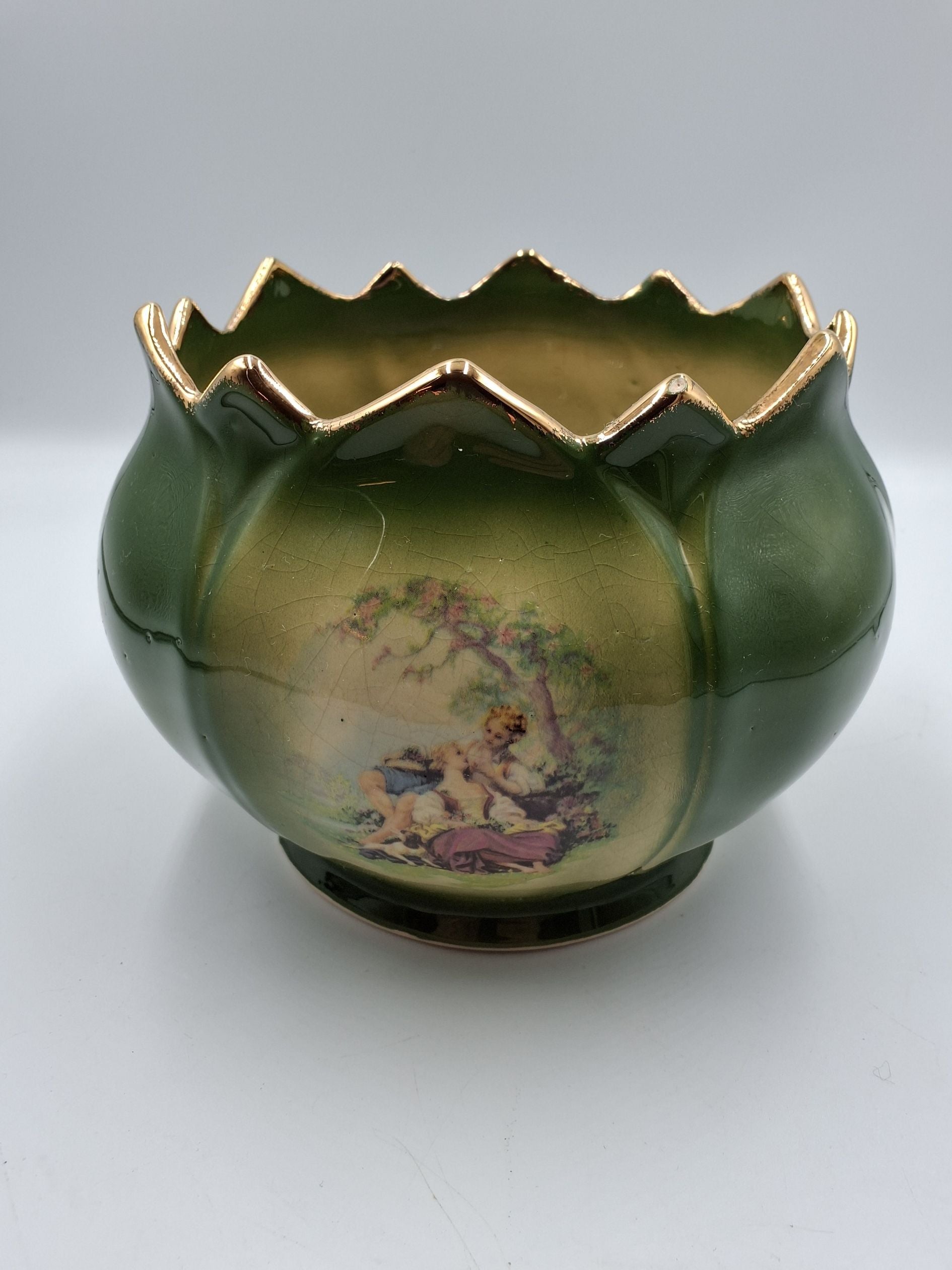 Vintage KLM Blomster pot